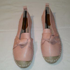NEW in box NDemand Size 9 Pink Slip-ons Weaved Women's Shoes Moccasin type espad
